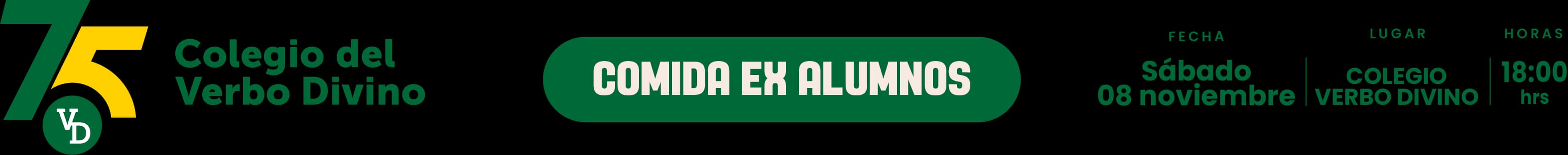 Comida Ex Alumnos Colegio del Verbo Divino - Evento Anual 2024